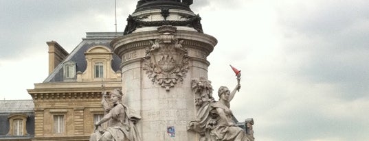 Площадь Республики is one of Ταξίδι στο Παρίσι;.