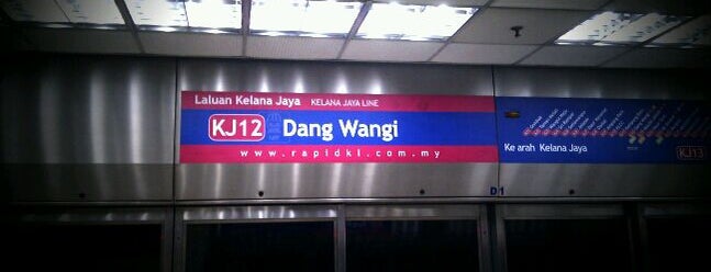RapidKL Dang Wangi (KJ12) LRT Station is one of RapidKL KJ Line #Yotomo.