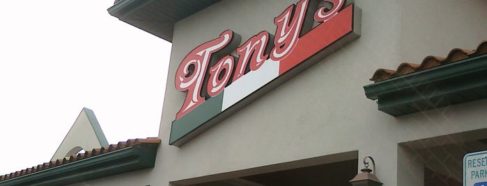 Tony's Pizza is one of My Favorite Restaurants.