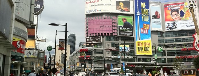 Yonge-Dundas Square is one of Toronto's best spots.