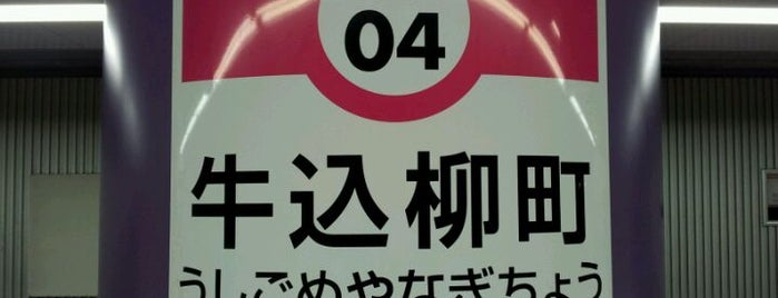 Ushigome-yanagicho Station (E04) is one of Posti che sono piaciuti a Hide.