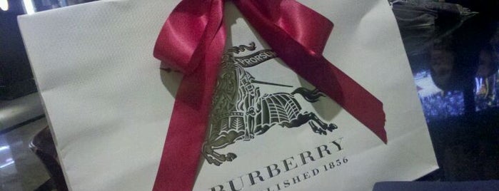 Burberry is one of Shopping List.