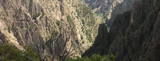 Black Canyon of the Gunnison National Park is one of U.S. National Parks.