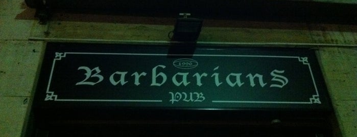 Barbarian's Pub is one of สถานที่ที่ Sabina ถูกใจ.