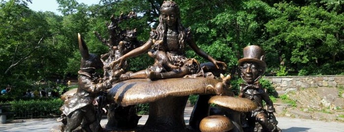 Alice in Wonderland Statue is one of Experience Central Park on The Mark Bikes.