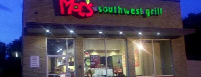 Moe's Southwest Grill is one of Lugares favoritos de Adam.
