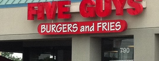 Five Guys is one of Benjamin'in Beğendiği Mekanlar.