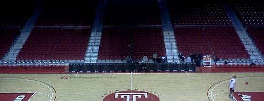 The Liacouras Center is one of Stadiums visited.