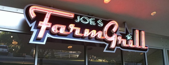 Joe's Farm Grill is one of 20 favorite restaurants.