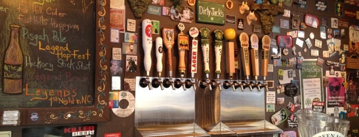 Green Man Brewery is one of Asheville's Best Happy Hour.