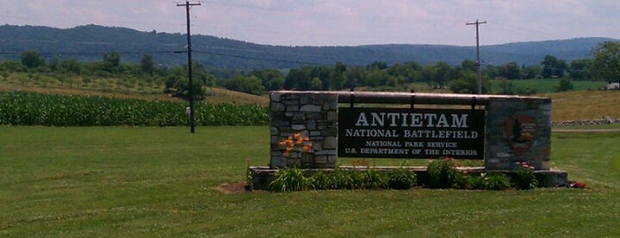 Antietam National Battlefield Park Visitor's Center is one of National Park Passport Cancellations.