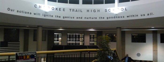 Cherokee Trail High School is one of My spots.