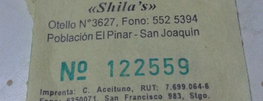 Shila's is one of lugares locos.de.santiago.
