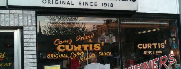 Curtis' Coney Island Famous Weiners is one of Unique Places to Eat.