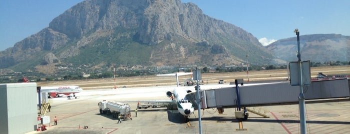 Palermo Airport (PMO) is one of Italy - Sevilla August 2013.