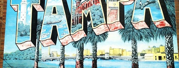 City Of Tampa Mural is one of Lieux sauvegardés par Kimmie.
