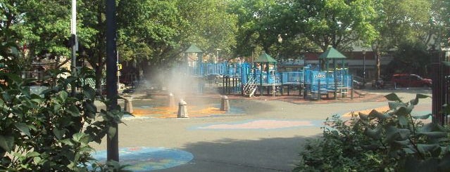 Dutch Kills Playground is one of NYC Parks' Most Unusual Spray Showers.