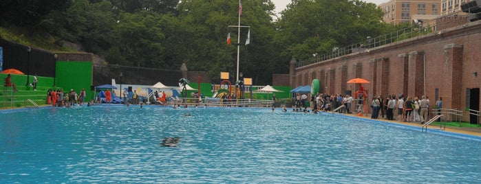 Jackie Robinson Pool is one of NYC Parks' Free Outdoor Swimming Pools.