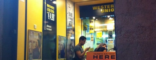 Western Union (Change Express) is one of Madrid Place I visited.