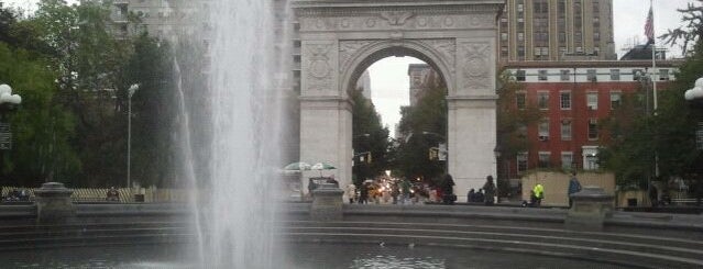 Washington Square Fountain is one of Park Highlights of NYC.