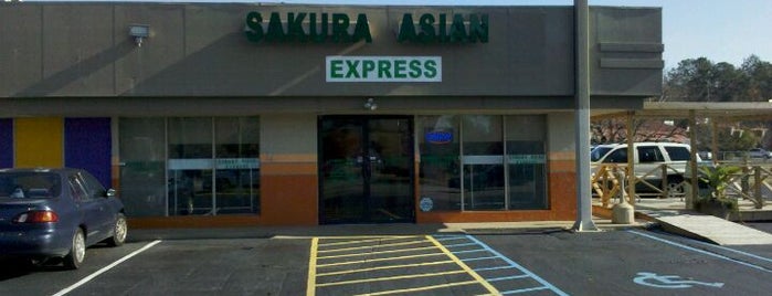 Sakura Asian Express is one of Tempat yang Disukai Christian.