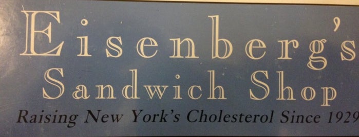 Eisenberg's Sandwich Shop is one of EAT.
