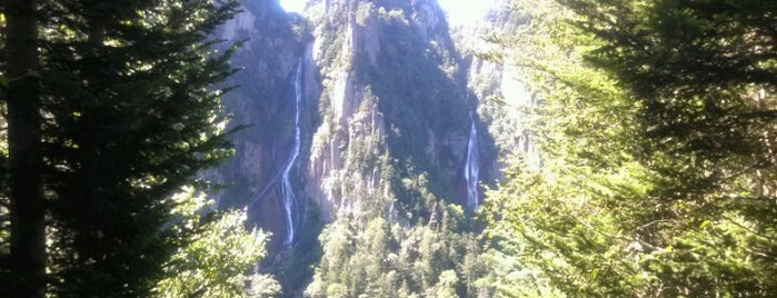 Waterfall of Ginga & Ryusei is one of 日本の滝百選.