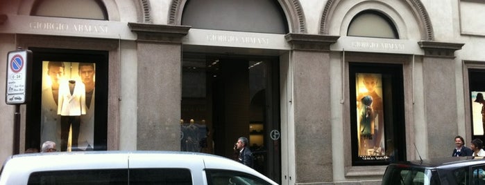 Giorgio Armani Milano is one of Milan shopping for men.