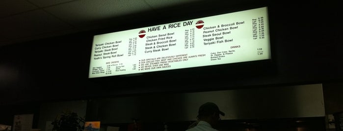 Ricky's Rice Bowl is one of it is known.