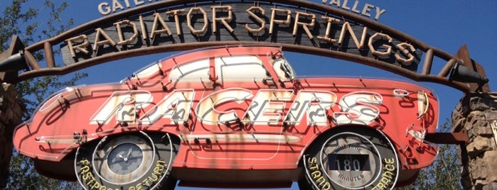 Radiator Springs Racers is one of Disneyland Resort.