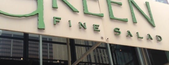 Green Fine Salad Co. is one of สถานที่ที่บันทึกไว้ของ Charlotte.