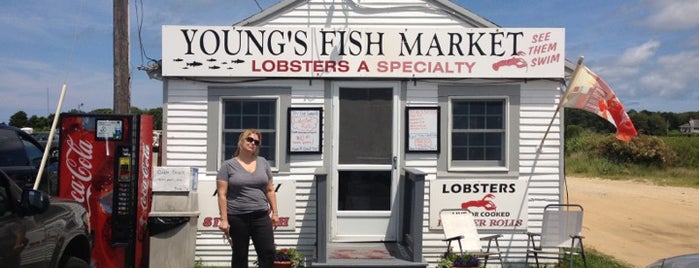 Young's Fish Market is one of Ultimate Summertime Lobster Rolls.