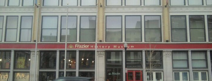 Frazier History Museum is one of Cicely'in Beğendiği Mekanlar.