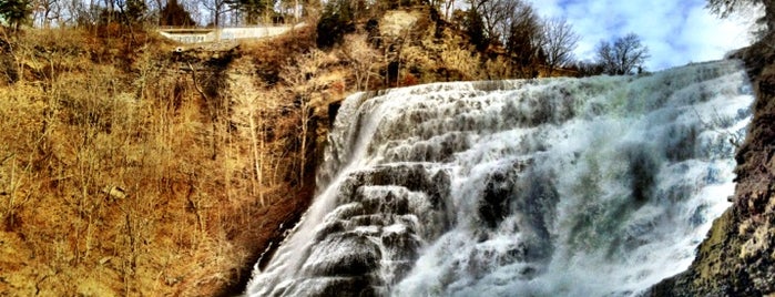 Ithaca Falls is one of สถานที่ที่บันทึกไว้ของ Lizzie.