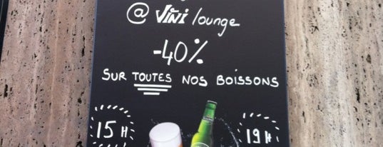 Vini Lounge is one of Must-visit Nightlife Spots in Paris.