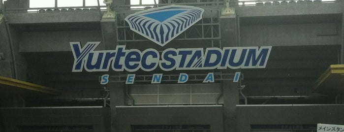 Yurtec Stadium Sendai is one of I visited the Stadiums in the World.