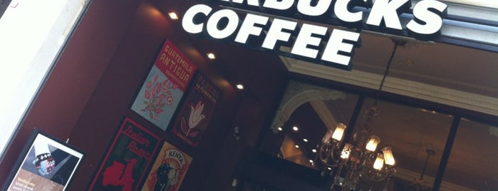 Starbucks is one of Tempat yang Disukai Emel.