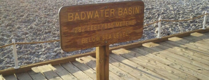 Badwater Basin is one of Geographic Extremes.