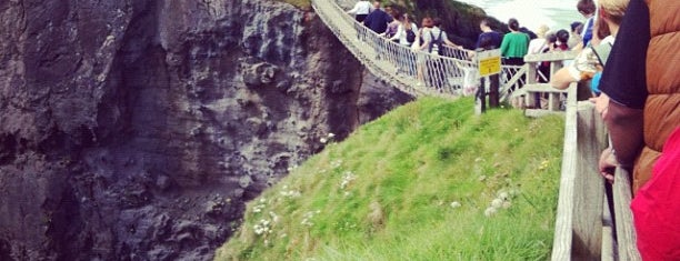 Carrick-a-Rede Rope Bridge is one of Ireland.