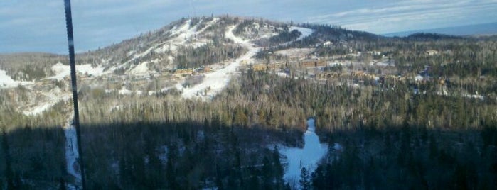 Lutsen Mountains Ski Area is one of Skiing in Minnesota.