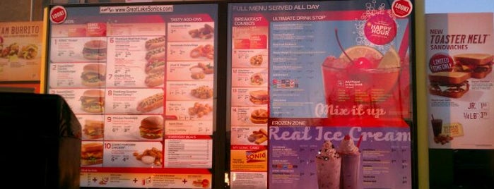 SONIC Drive In is one of Henn to do list!.