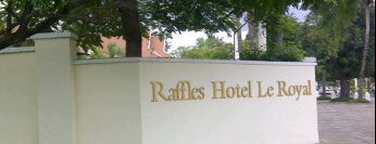 Raffles Hotel Le Royal is one of Best hotels in Phnom Penh, Cambodia.