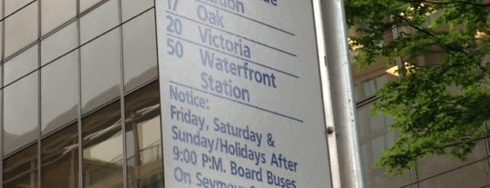 Bus Stop 60993 (4,5,6,7,10,14,16,17,20,50) is one of Walking in Vancouver.