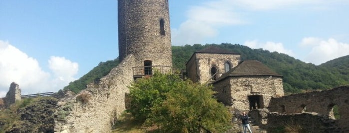 Střekov Castle is one of DE+CZ.