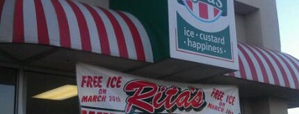 Rita's Italian Ice & Frozen Custard is one of Lugares favoritos de Jason.