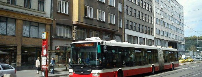 Dlouhá třída (tram, bus) is one of Lugares favoritos de Tereza.