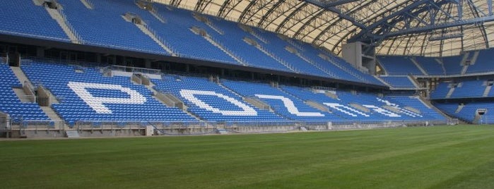 Stadion Miejski is one of Poznań za pół ceny // Half price Poznań.