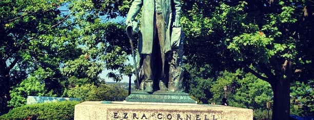 Ezra Cornell Statue is one of Tempat yang Disimpan Mike.