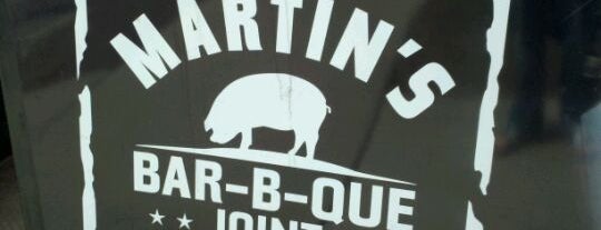 Martin's Bar-B-Que Joint is one of Rachel's Nashville.