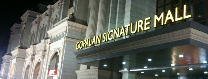 Gopalan Signature Mall is one of Malls of Bangalore risplanet list.
